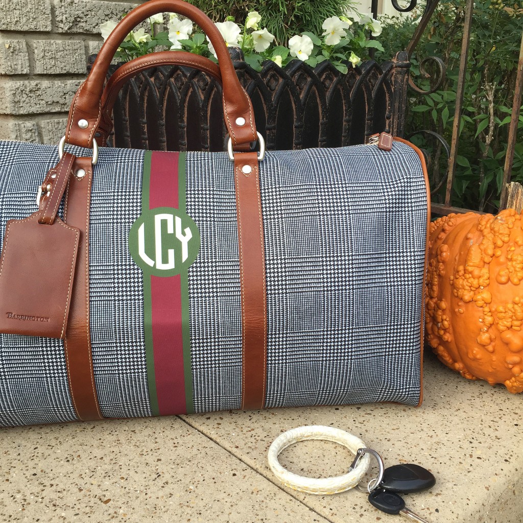 barrington gifts, weekender bag, gift idea, dallas blogger