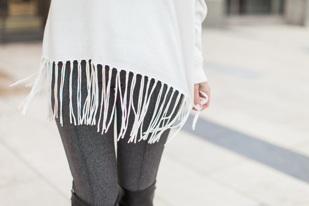 dallas fashion blogger, fringe sweater,