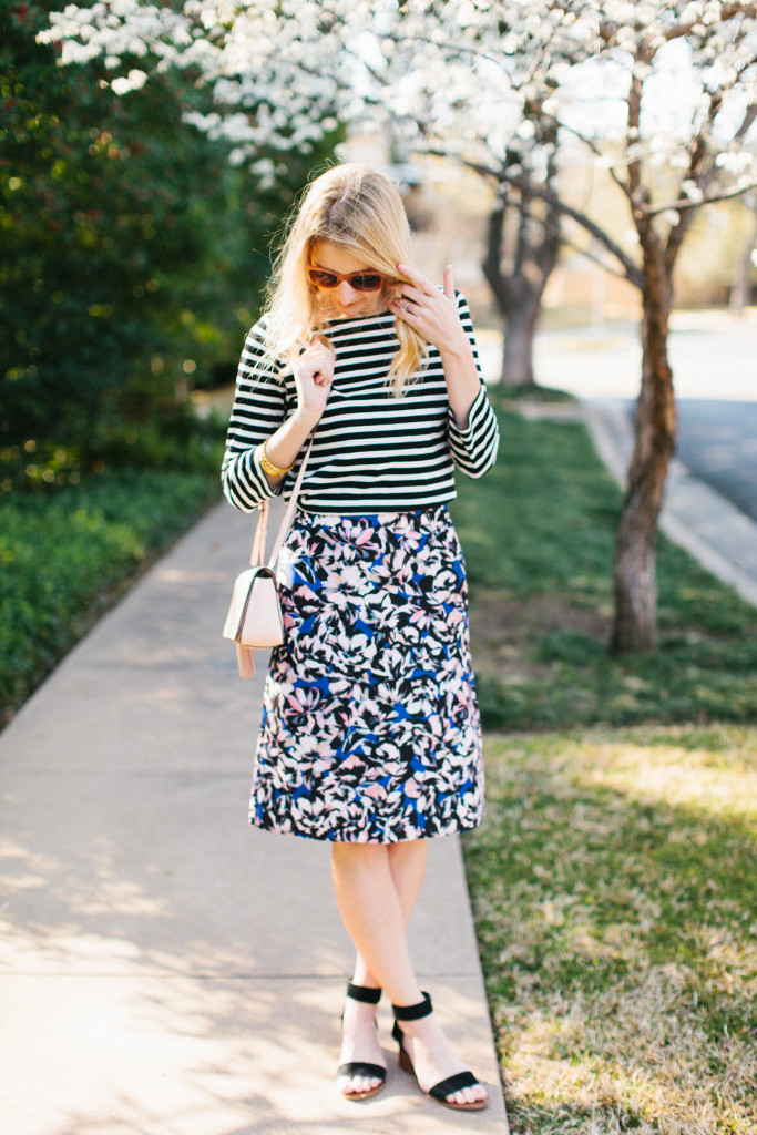 dallas blogger, dosaygive, j. crew, pattern mixing