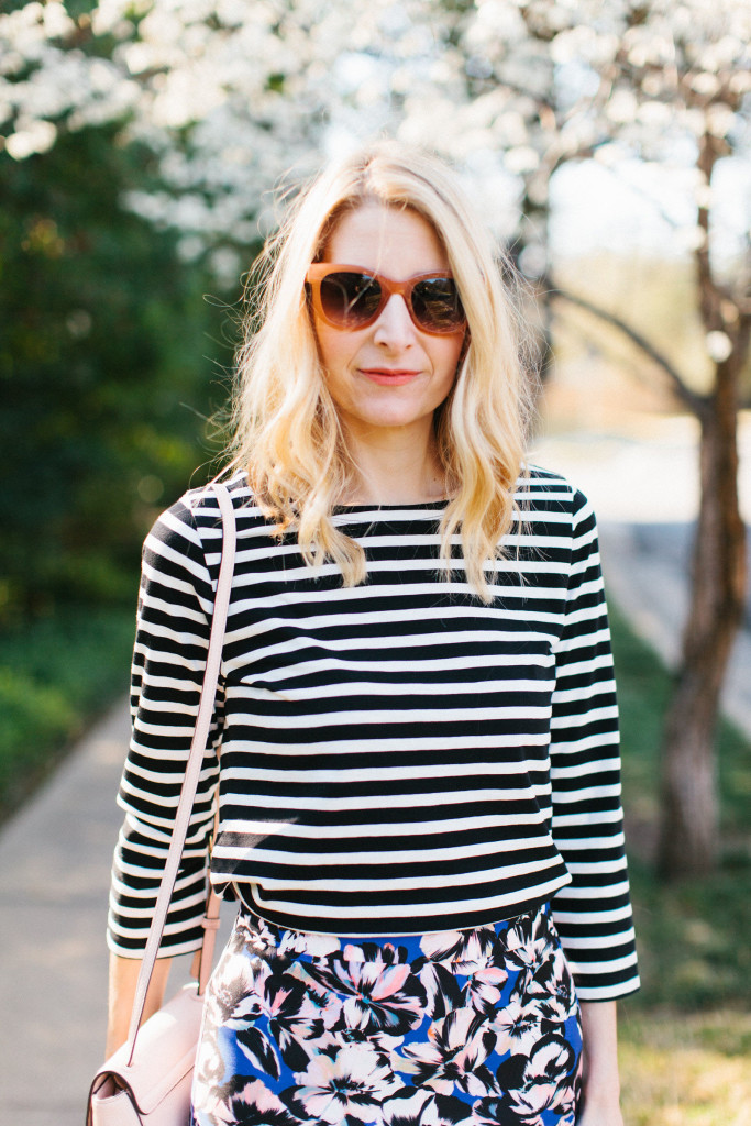 dallas blogger, dosaygive, j. crew, pattern mixing