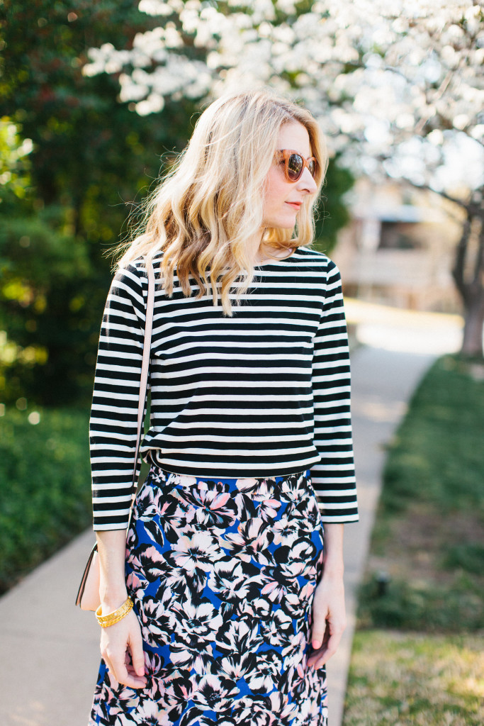 dallas blogger, dosaygive, j. crew, pattern mixing