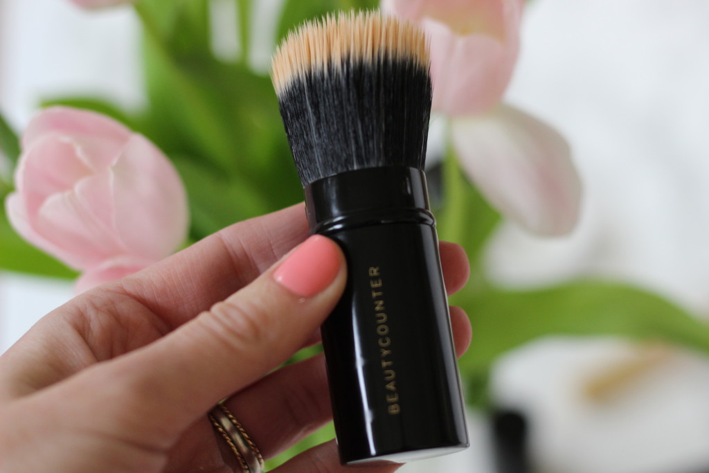 beauty counter makeup brush