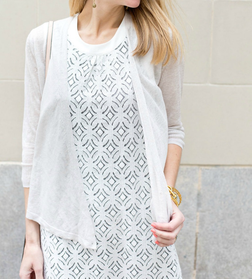 nic + zoe lace dress 