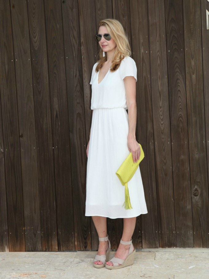 white nordstrom dress