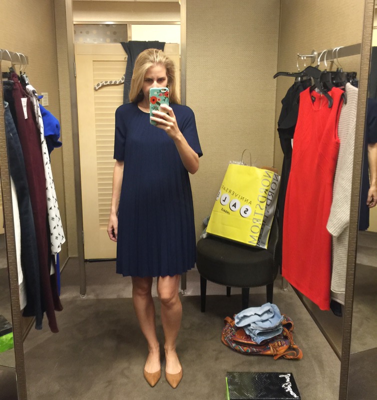 navy dress nordstrom