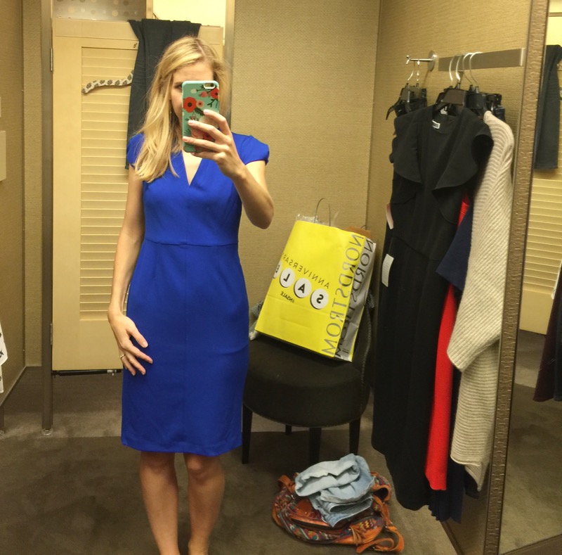 betsy johnson blue dress