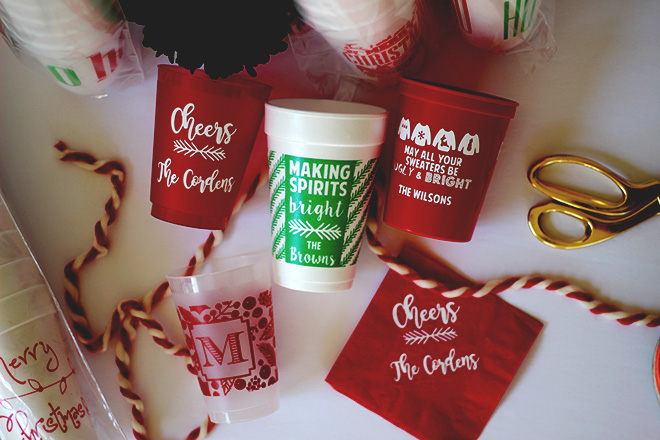 personalized holiday cups