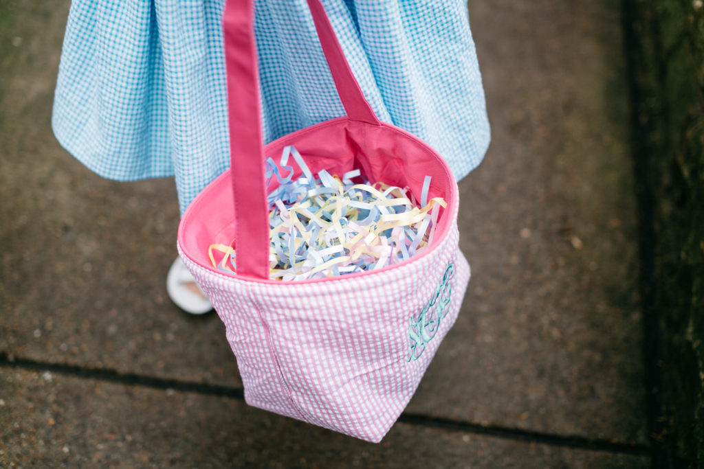 seersucker easter basket