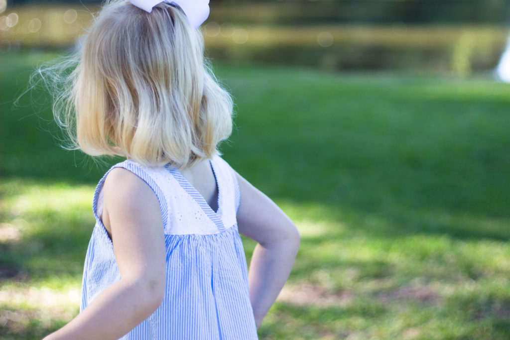 nordstrom girls dress blue