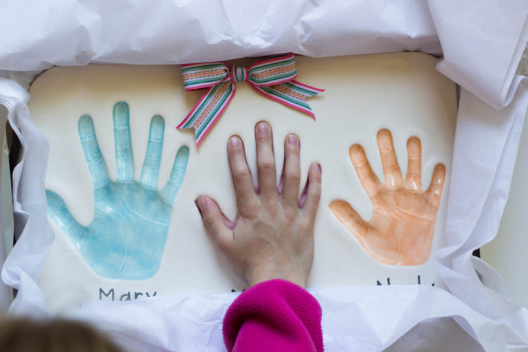 handprint plate