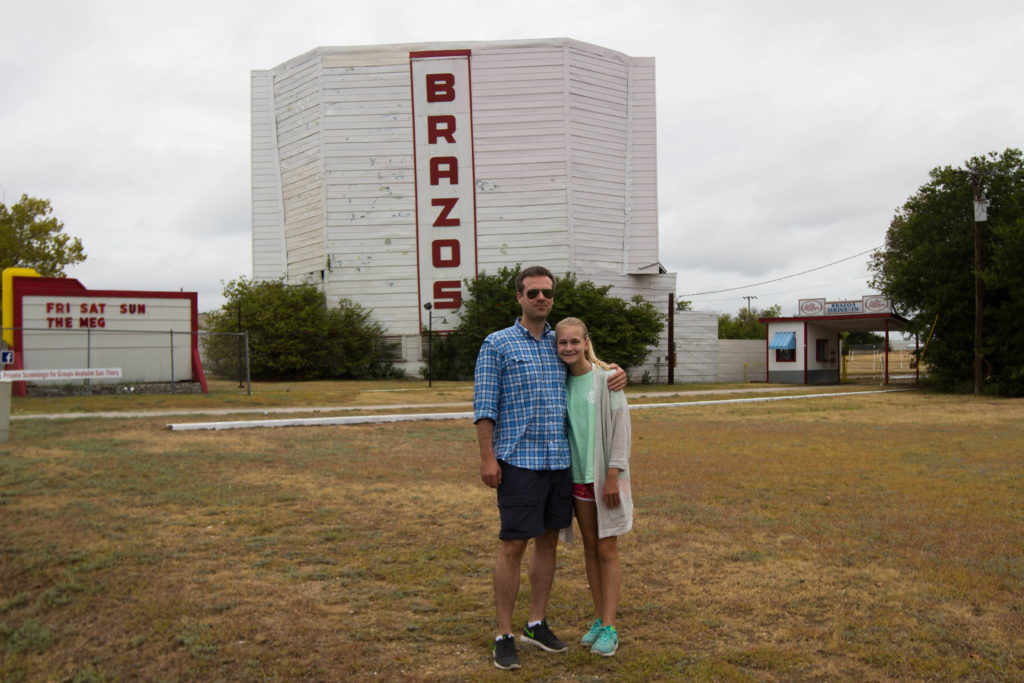 texas drive in movie theater