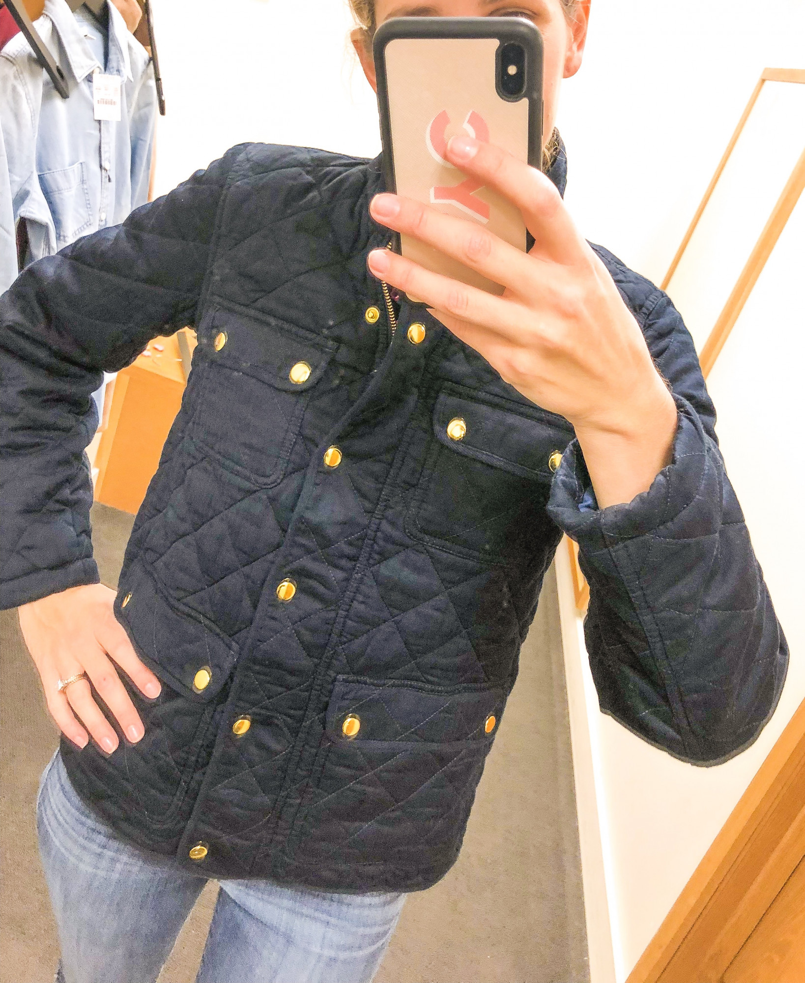 J. Crew Factory Quilted Coat