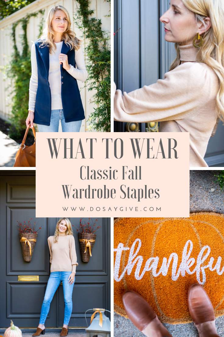 Classic Fall Wardrobe Staples