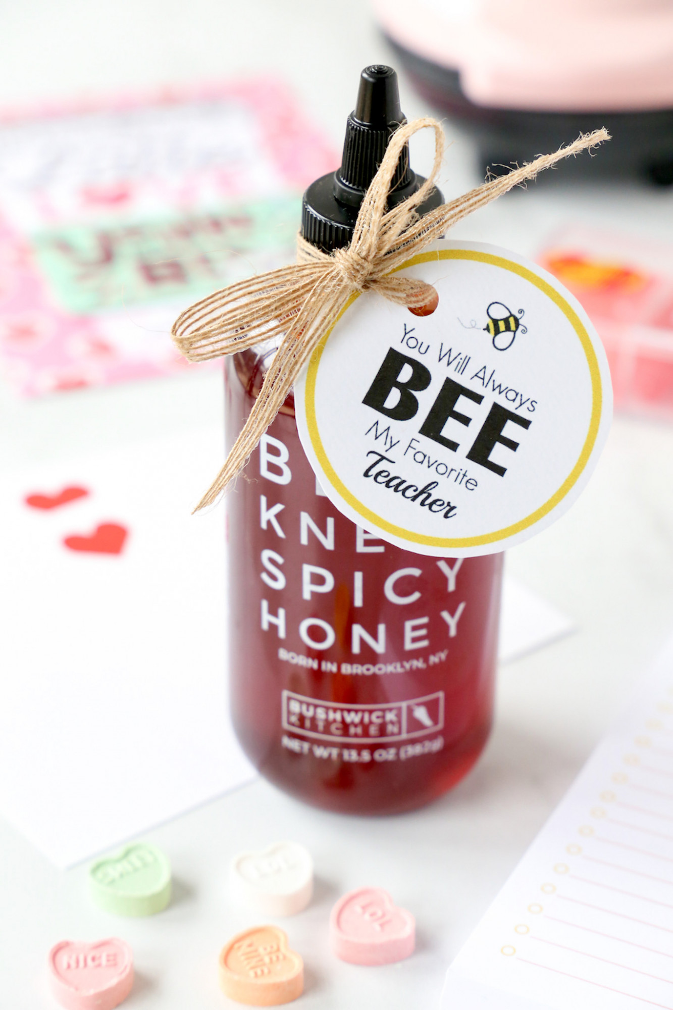 spicy honey gift for teacher