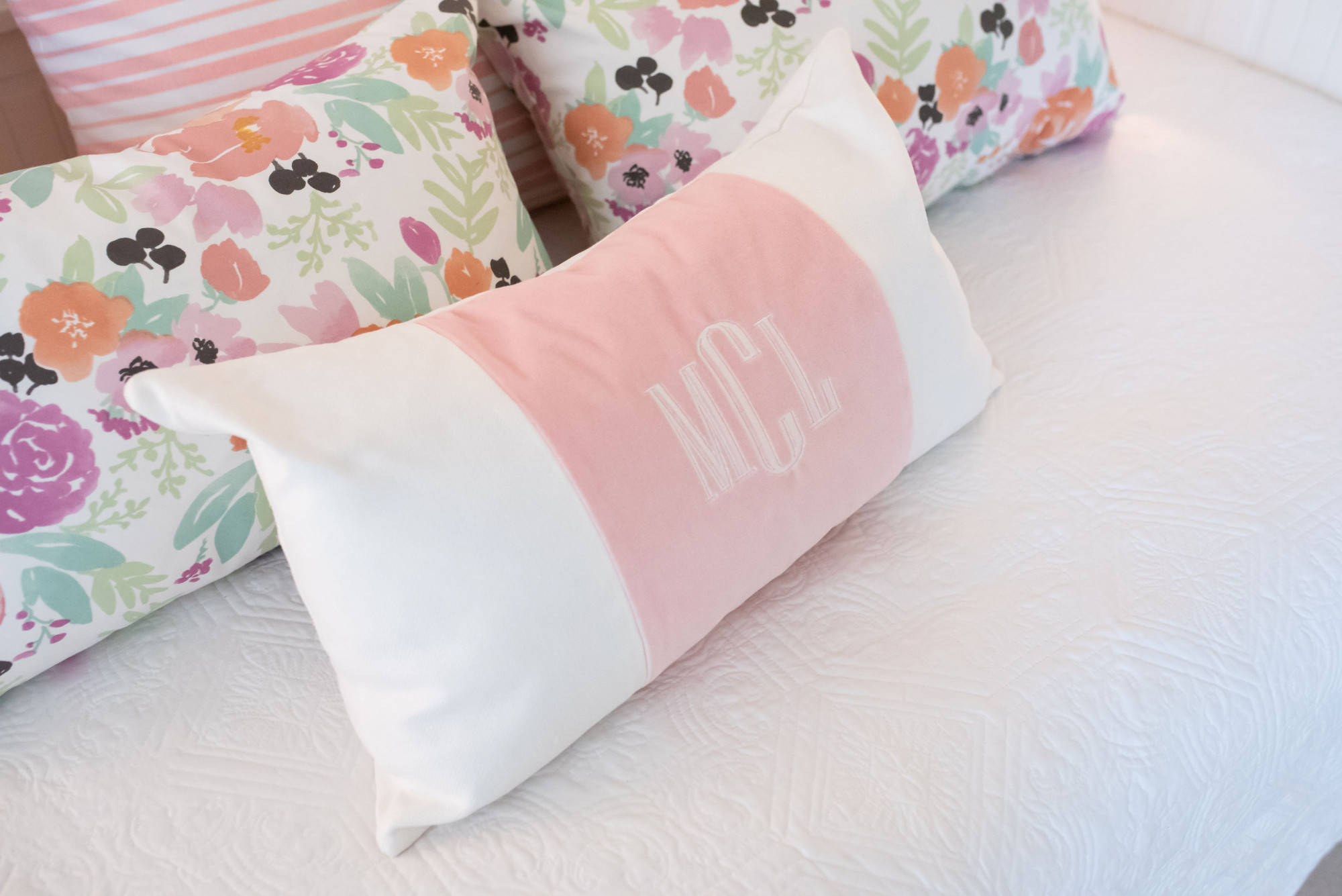 caitlin wilson monogrammed pillow