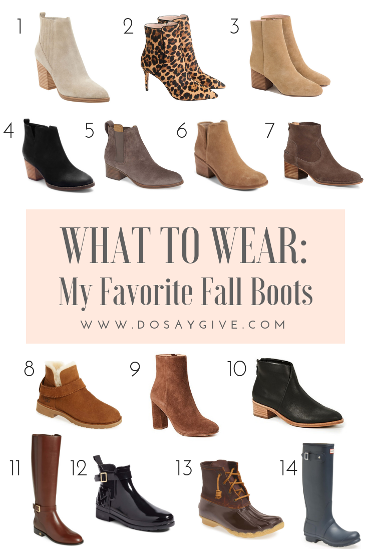 Favorite Fall Boots (A Roundup!)