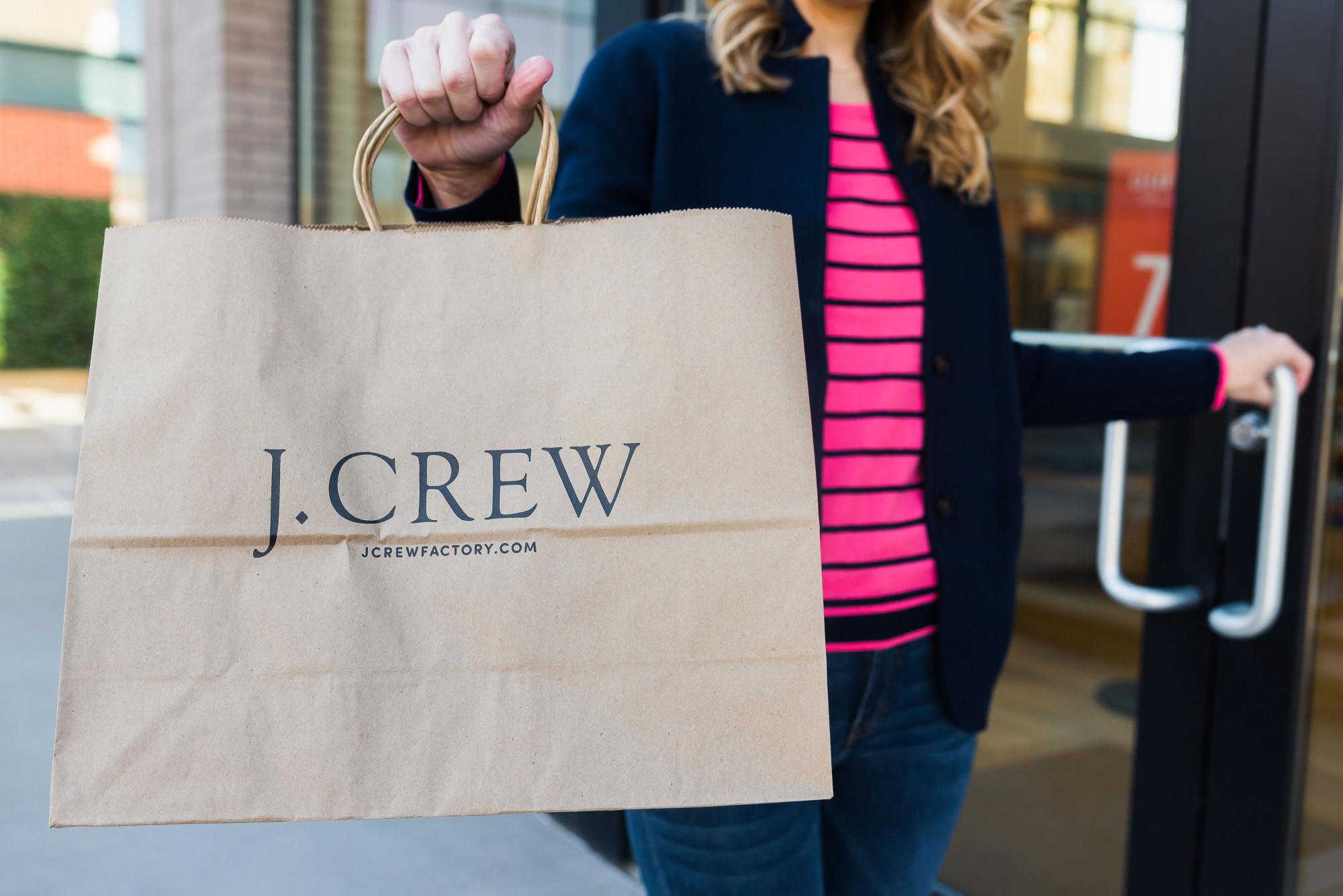 j.crew factory shopping bag