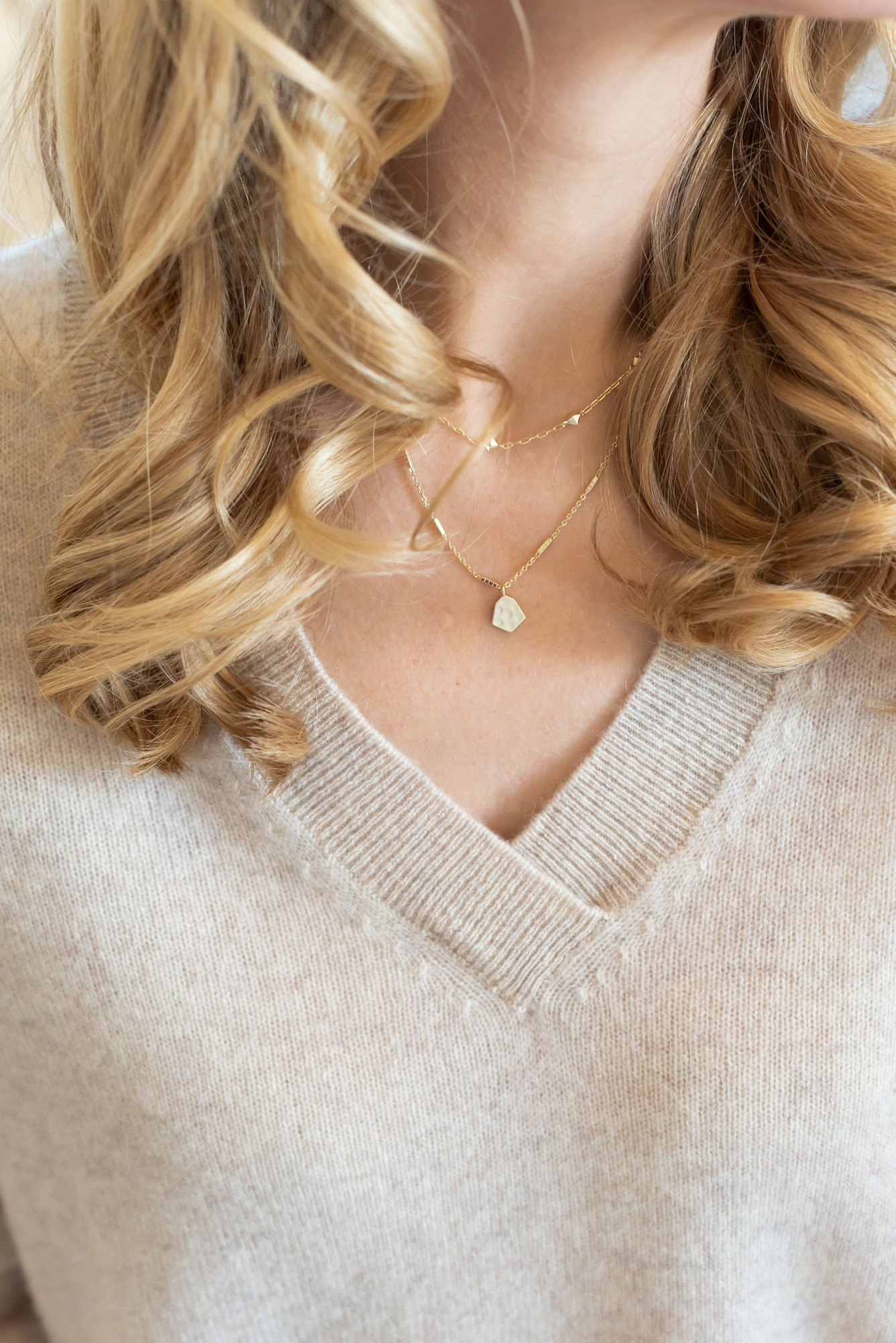 layering necklace