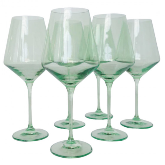 The newest color of the popular Estelle wine glasses!