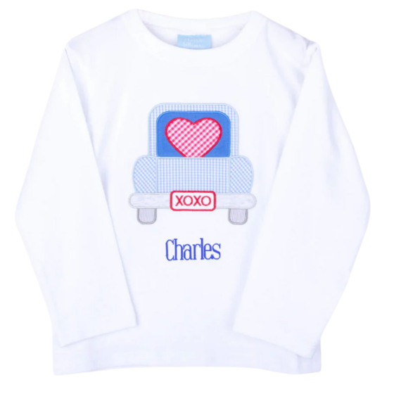 A cute custom shirt for his class party!