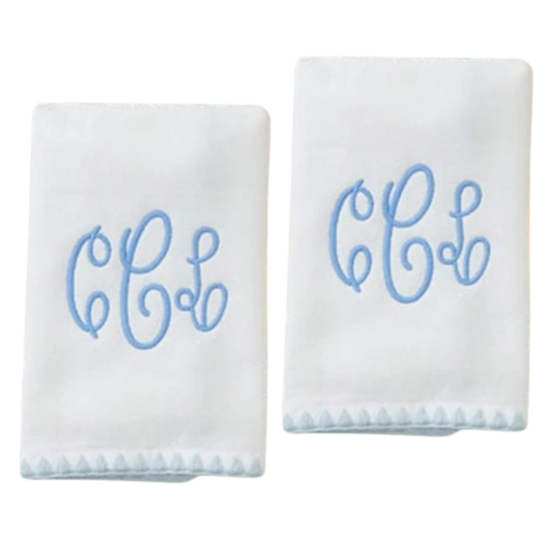 Weezie towel set for their guest bath!